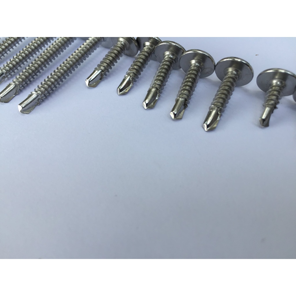 Vít tự khoan inox 304 đầu dù các cỡ set 100gr