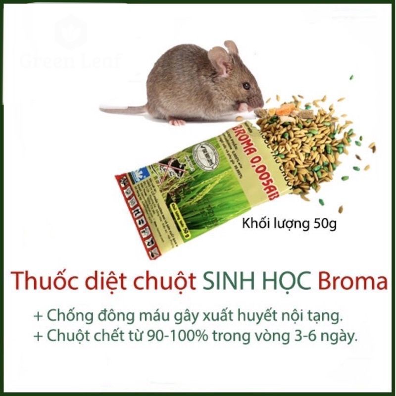 Thuốc diệt chuột sinh học trộn thóc sẵn Broma