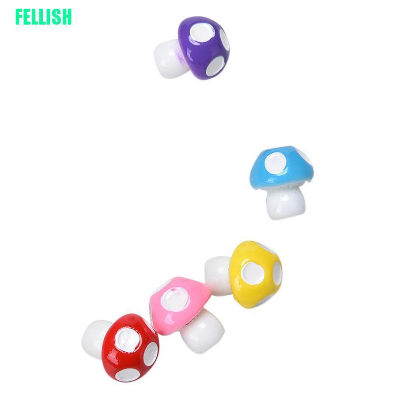 Set 10 / 20 Mô Hình Cây Nấm Mini Trang Trí Sân Vườn