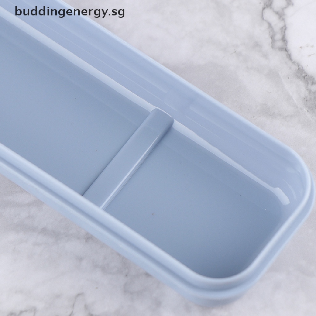 {BUDDI} Hộp Đựng Dao Nĩa Bằng Rơm Lúa Mì Trong Suốt Tái Sử Dụng Được {BUDDI}