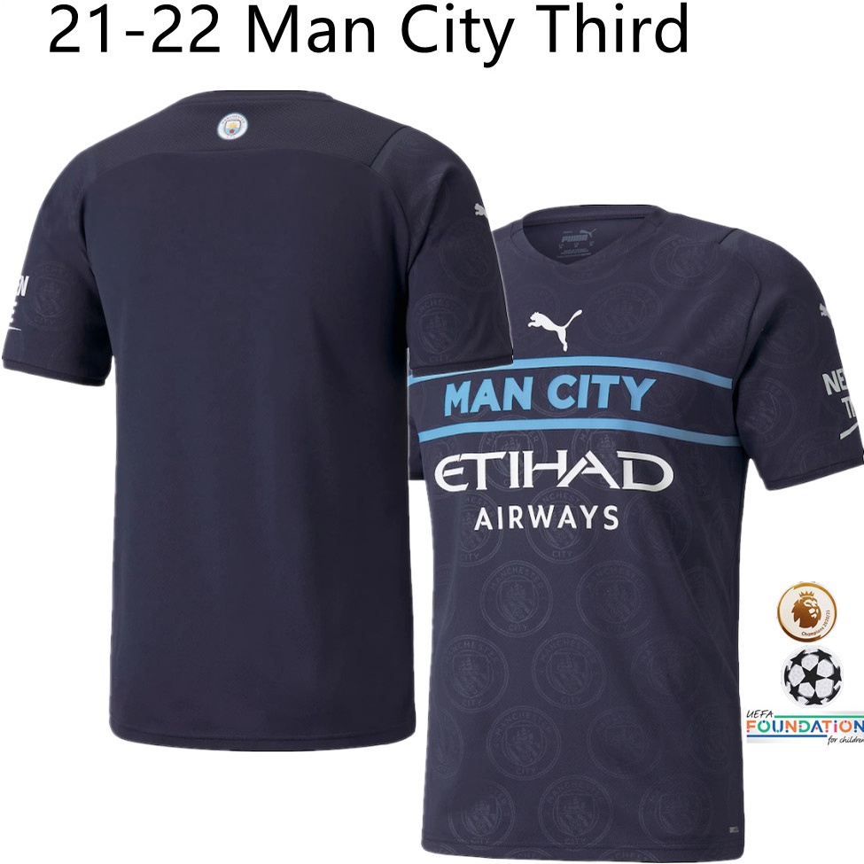 【S-4XL】Áo Man City sâ nh Third Thái 21-22 áo bóng