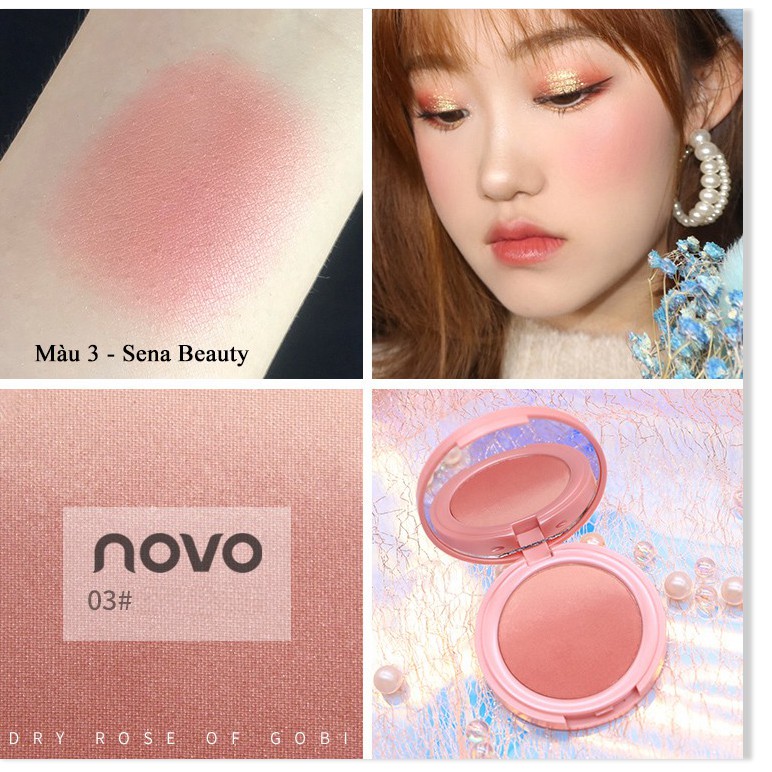 [Mã giảm giá shop] Má Hồng Dạng Loang Silky Rouge Pretty For You Của Novo