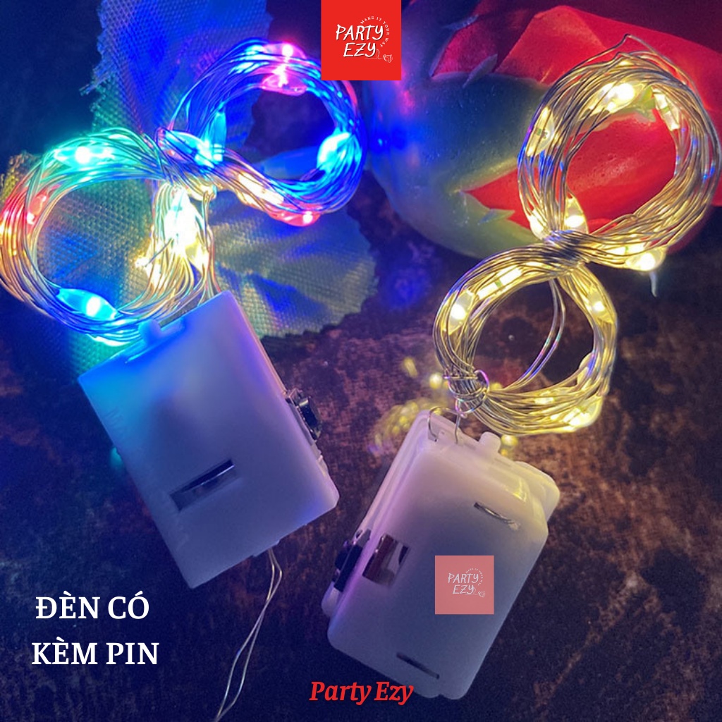 ĐÈN LED FAIRY LIGHT 1M, 2M-ĐÈN ĐOM ĐÓM TRANG TRÍ