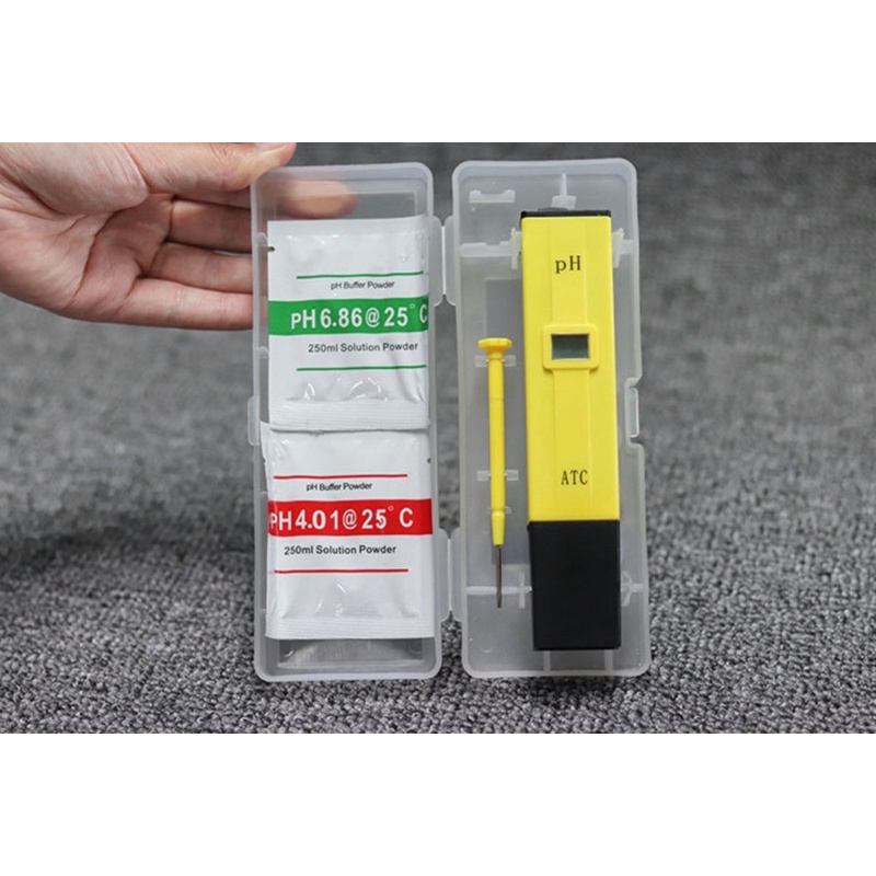Bút đo độ PH nước ATC thử tính kiềm axit nước, bảo hành 1 tháng, đã hiệu chỉnh độ chính xác cao