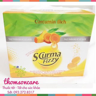 Viên sủi tinh bột nghệ Scurma Fizzy từ Nano Curcumin - cho người đau dạ dày, trào ngược