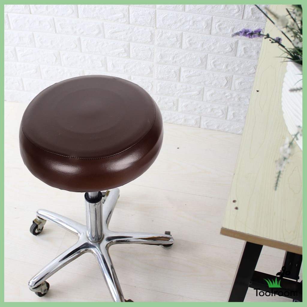 Vỏ Bọc Ghế Xoay Tròn Bằng PU Co Giãn Chống Nước Màu Be