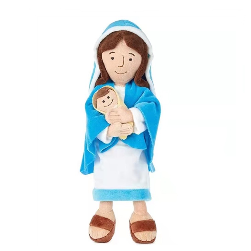 Đồ chơi nhồi bông Hình Con Vật Hoạt Hình My Friend Jesus Maria Dài 30CM