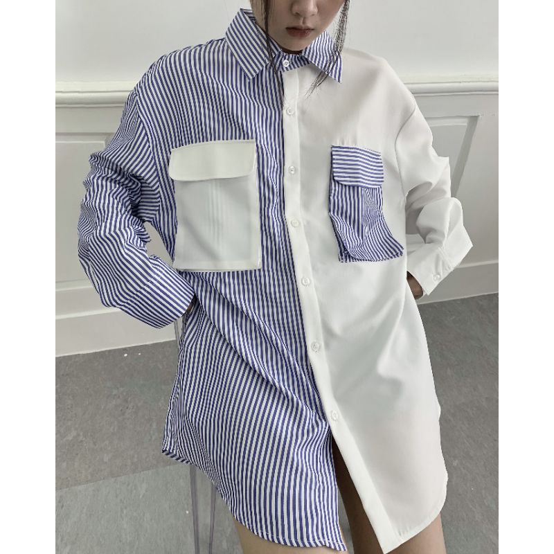 Oversized Shirt OS-2 Sơ mi Nam Nữ | BigBuy360 - bigbuy360.vn