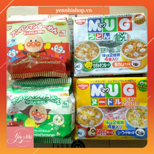 Mì Mug Nissin ăn liền cho bé Nhật Bản