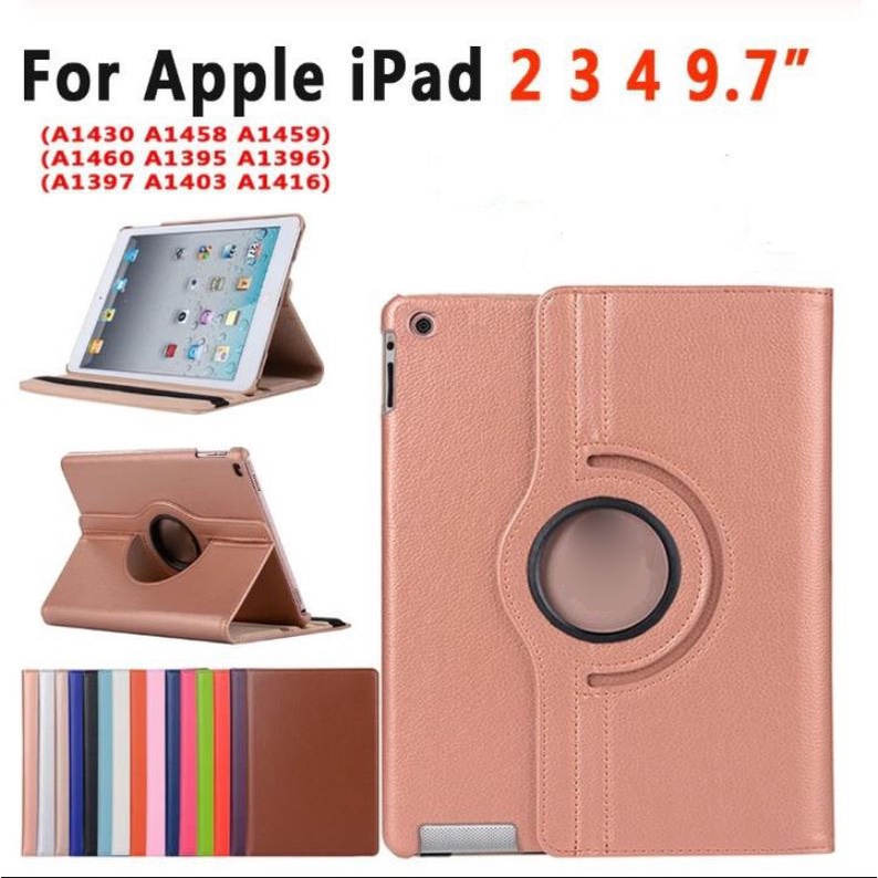 Bao da xoay 360 nhiều màu iPad 2, iPad 3, iPad 4