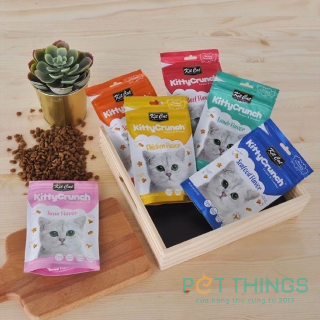 Bánh thưởng cho mèo Kit Cat 60g viên giòn / viên sạch răng