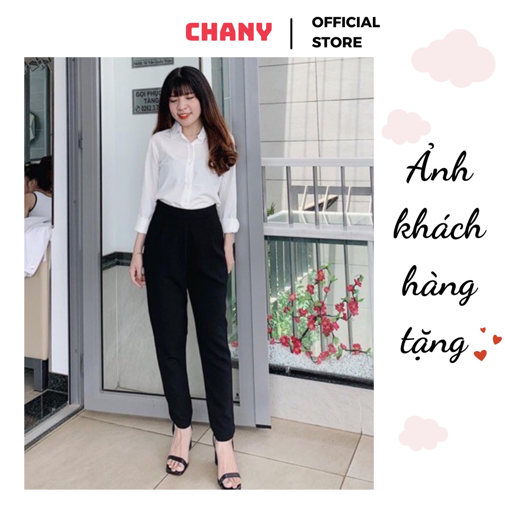 [Mã FAMARAL2 giảm 10K đơn 50K] Quần baggy nữ vải cạp thun sau hàng VNXK
