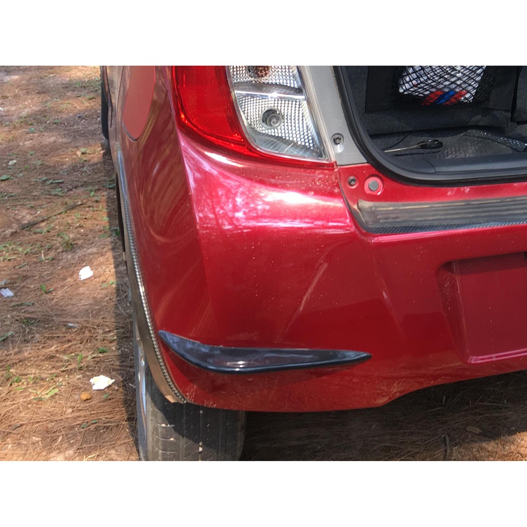 Bộ ốp cao su chống trầy cản trước sau xe ô tô