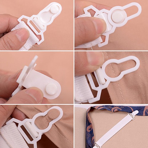 Bộ 4 dây kẹp giữ ga giường L15 đơn giản tiện dụng