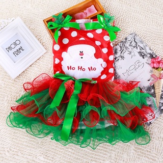 Đầm xoè Tutu phong cách Giáng sinh cho bé gái