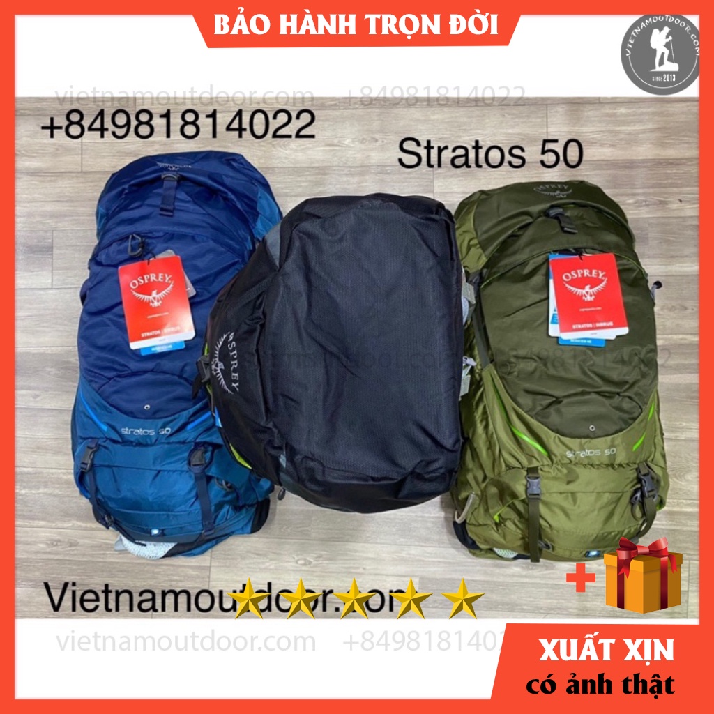 Balo trekking Osprey Stratos 50 - balo phượt - balo osprey