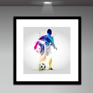 Tranh Thêu Chữ Thập Đính Đá Giả Hình Trái Bóng