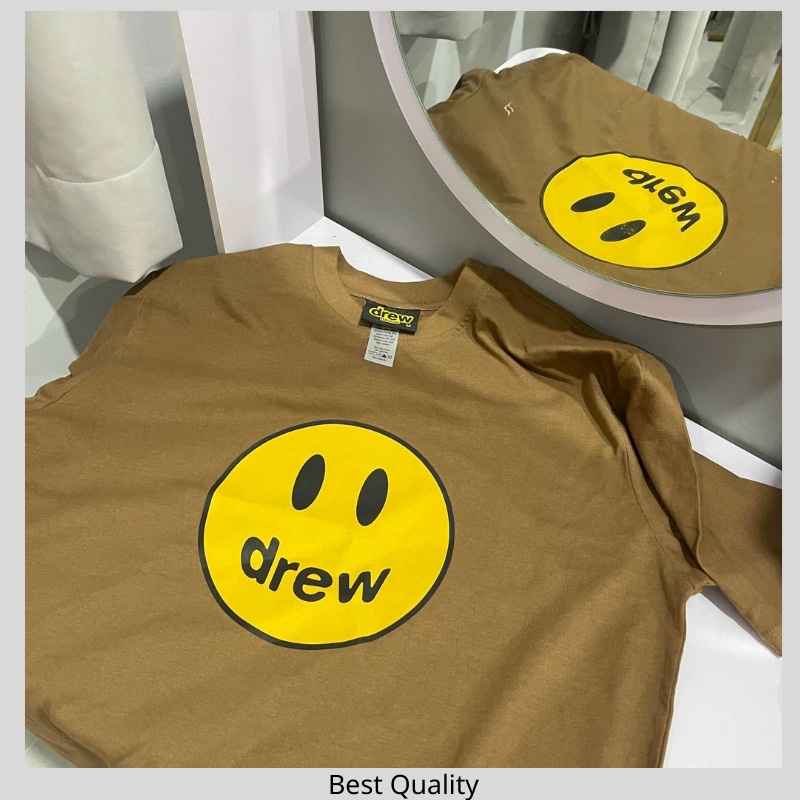 Áo thun Drew in hình siêu cấp Áo Drew mặt cười nam nữ cao cấp