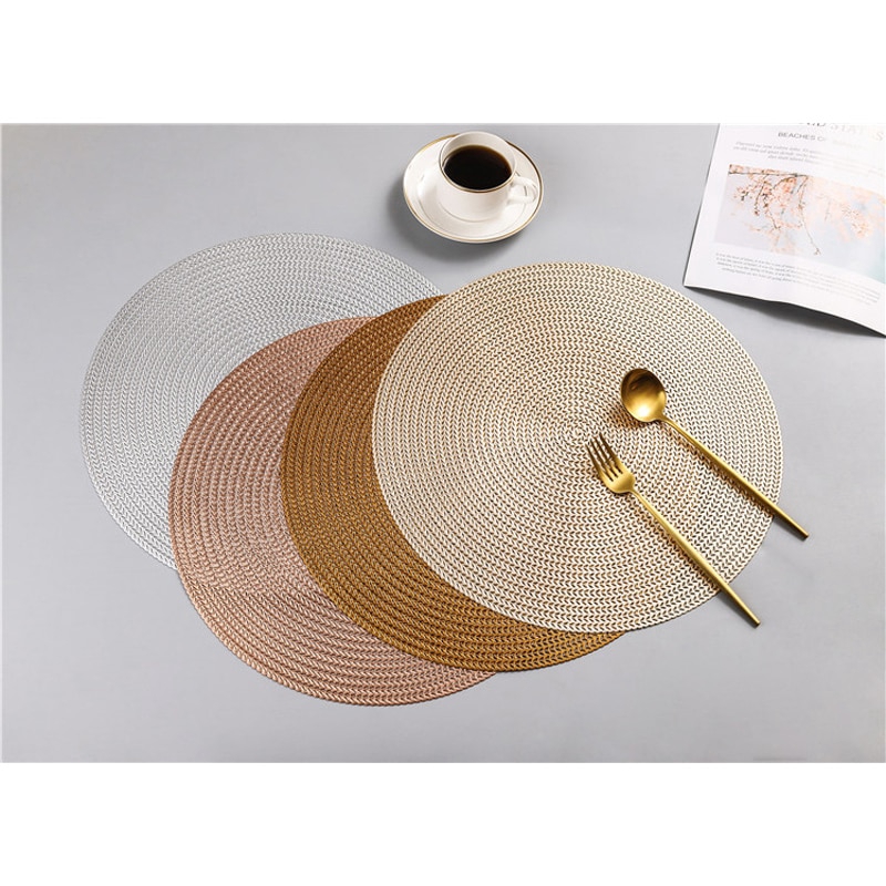 Tấm lót bàn PVC giả da 38cm sang trọng chống phỏng cho nhà hàng/khách sạn