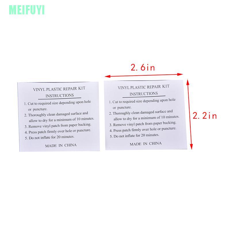 (Hàng Mới Về) Set 10 Miếng Dán Đệm Hơi Bằng Pvc Hỗ Trợ Sửa Chữa Phao Bơi Tiện Dụng