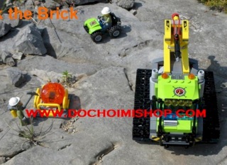 Mô Hình Lego City 60121 - Xe Khám Phá Núi Lửa