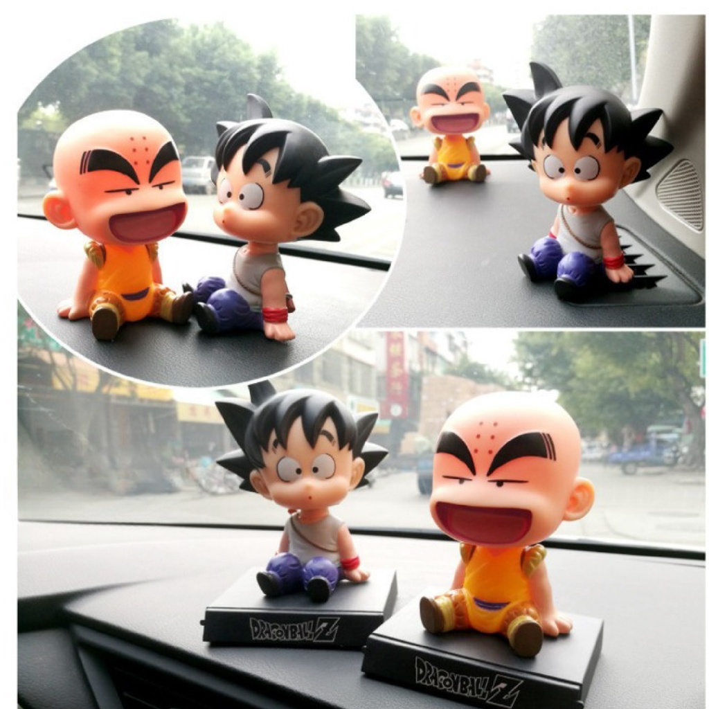 Mô hình Dragon Ball lắc đầu Songoku, SS Songohan, Krillin chibi dễ thương cute, figure mô hình 7 viên ngọc rồng decor