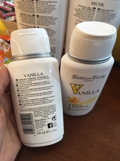 Sữa tắm Bettina Barty Vanilla 150ml