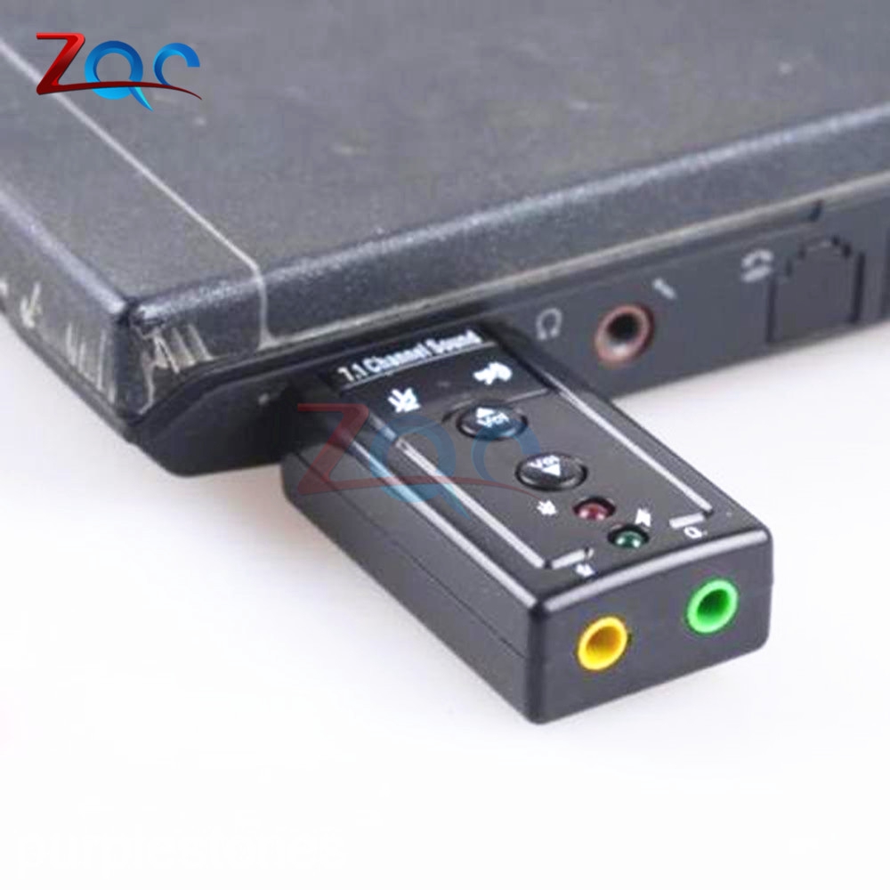 Card âm thanh 7.1 3D cổng USB 2.0 tiện dụng