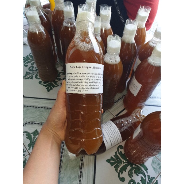 Nước gội enzym thảo mộc