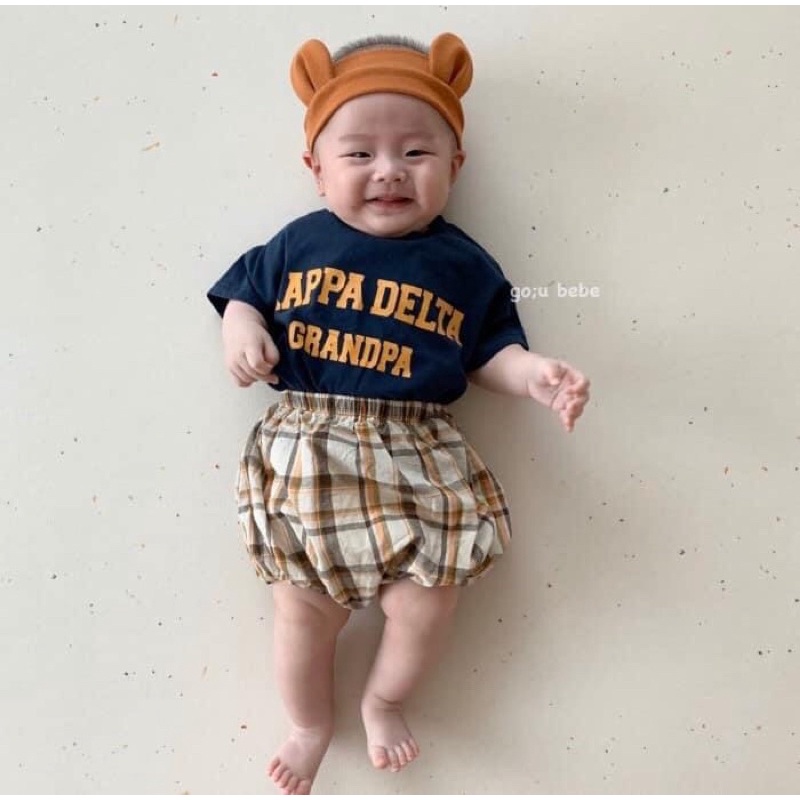 Băng đô tai gấu, Turban tai gấu style Hàn cho bé trai, bé gái