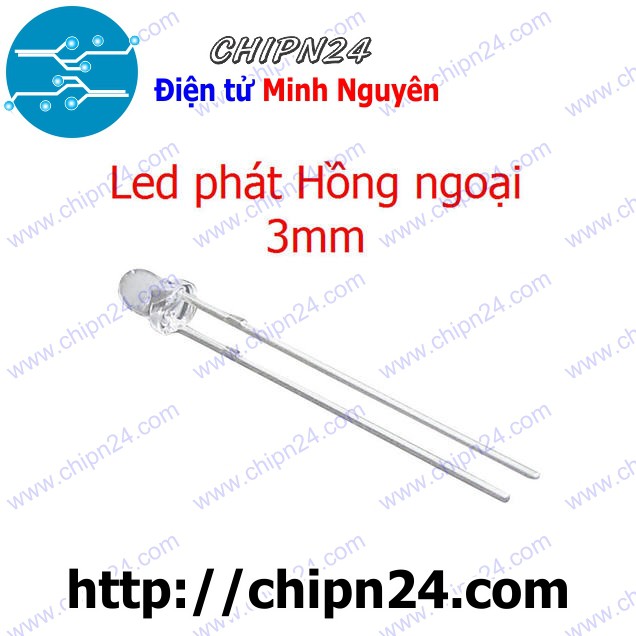 [5 CẶP] Led Thu-Phát Hồng ngoại 3mm