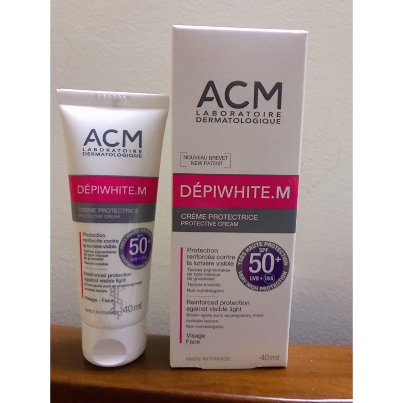[TEM CHÍNH HÃNG] Kem chống nắng cho da có vấn đề sắc tố ACM Depiwhite M Protective SPF50+