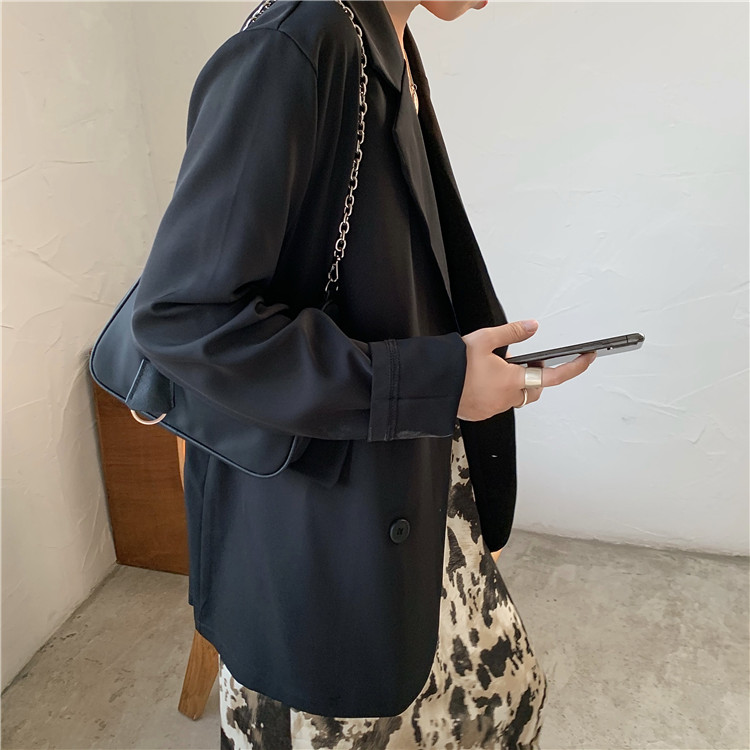 Áo khoác blazer dài tay phong cách Hàn Quốc xinh xắn cho nữ | BigBuy360 - bigbuy360.vn