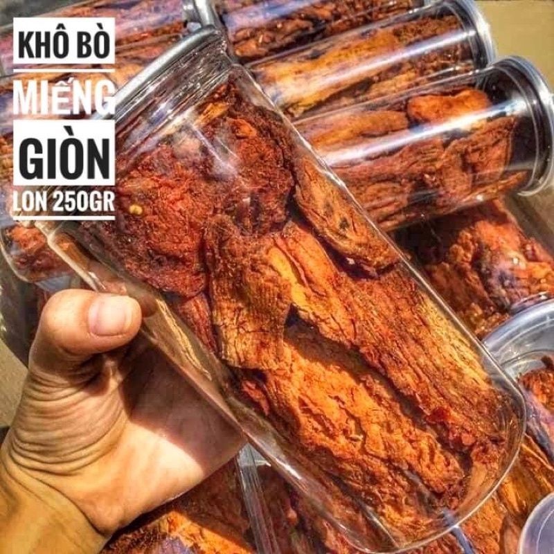 Khô bò miếng khô bò vụn nhỏ Bò Hồng Ngự Siêu Ngon_TRAMSHOP1993 100G / 250G / 500G