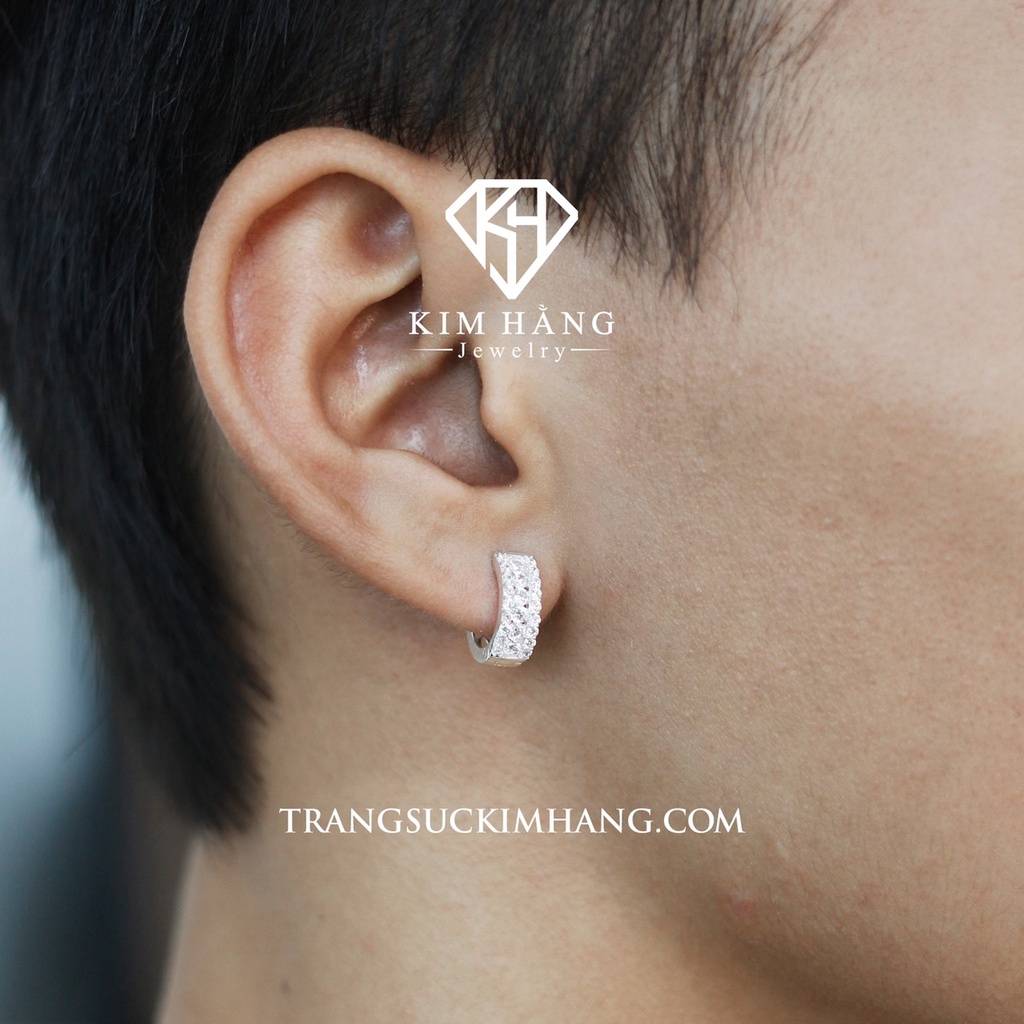 Khuyên Tai BẠC Thiết Kế 3 Tầng Cách Tân 2022