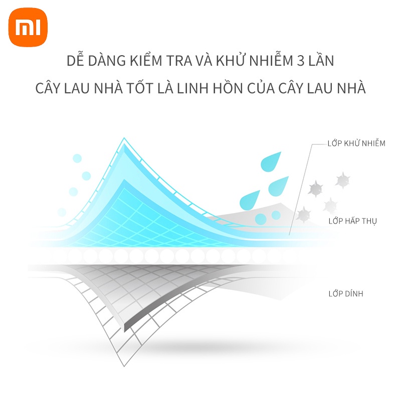 Cây lau nhà Xiaomi Deerma TB500 | TB800 2 trong 1 Water Spray Mop có phun nước - Chính hãng