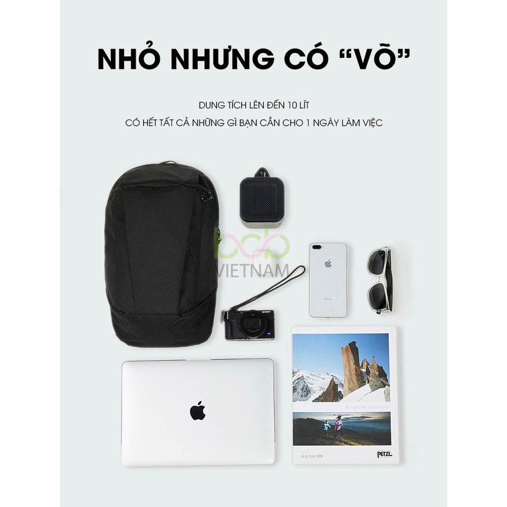 Balo Du Lịch Thể Thao Thời Trang Nam Nữ Dung Tích 10 Lít Gọn Nhẹ Đựng Được Nhiều Vật Dụng