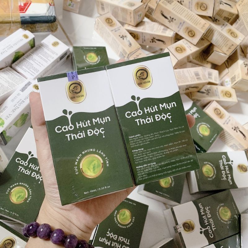 Cao Hút Mụn Hoàng Thiên Sâm Thải Độc Da 30ml