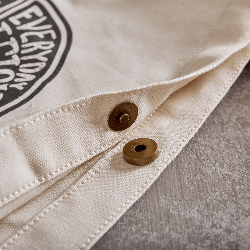 Túi Tote Gori Bag Unisex Nam / Nữ Gori Đầu Lâu | Chất Liệu Cao Cấp Màu Trắng