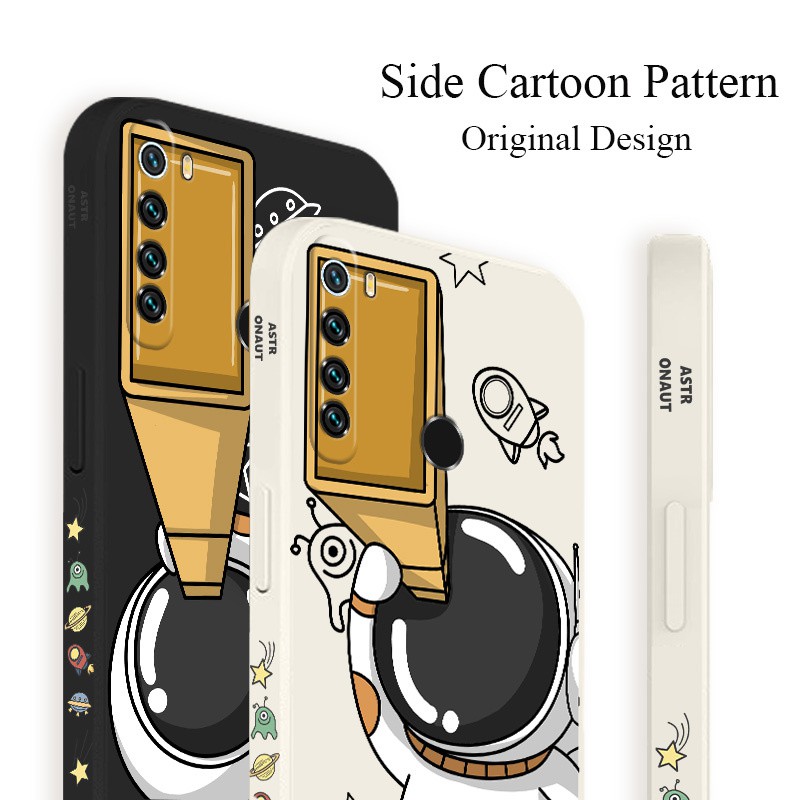 Ốp lưng Phi hành gia ngắm sao Phone Case For Xiaomi Redmi Note 8 7 Pro 8Pro 7Pro Ốp lưng thời trang hình vuông