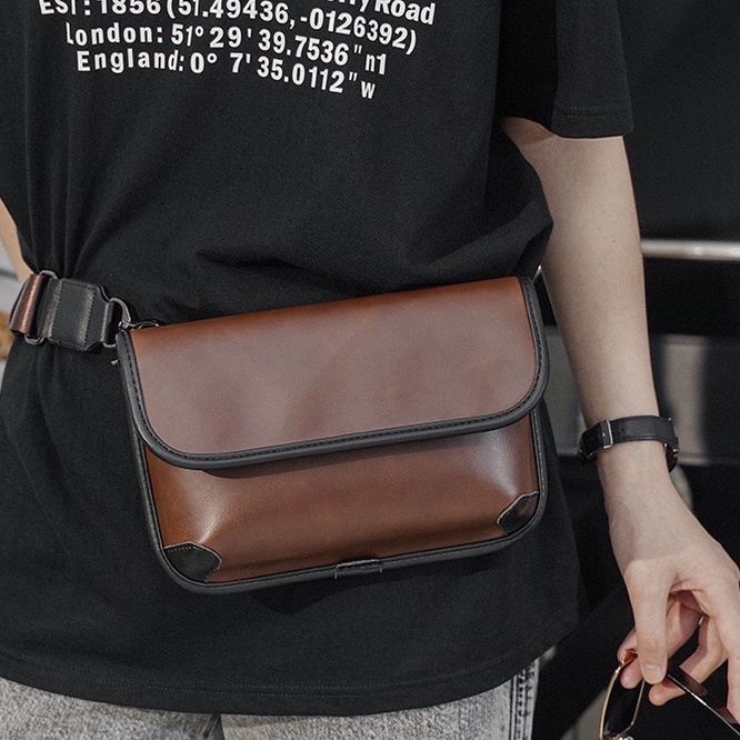 Túi Xách Đeo Chéo Brin Đeo Vai Thời Trang Unisex Nam Nữ Gudi Studio