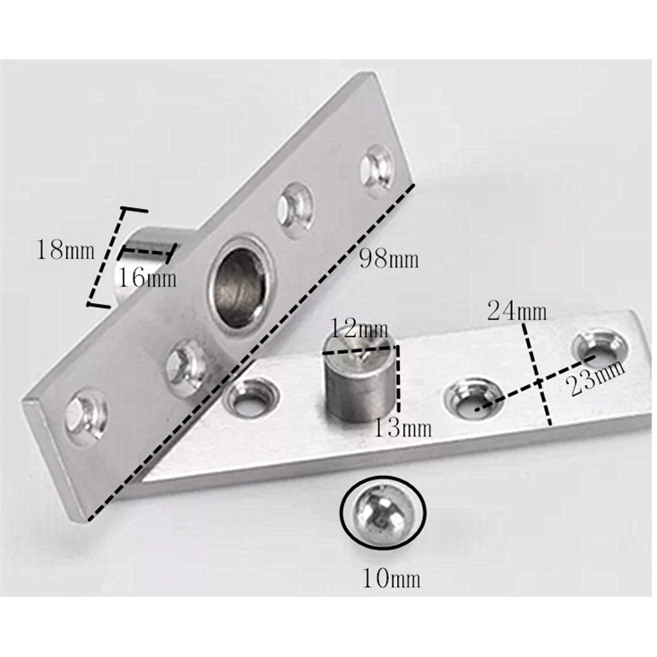 Bản Lề Inox Xoay 360º - Di chuyển linh hoạt, dễ dàng che giấu bản lề khi di chuyển lên xuống hàng công ty