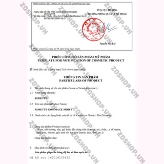 [Nhập khẩu] Tẩy Da Chết Rosette Gommage 120g