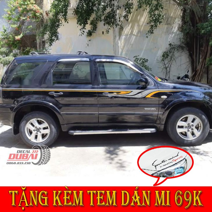 Tem Dán Xe Ford Escape Thể Thao