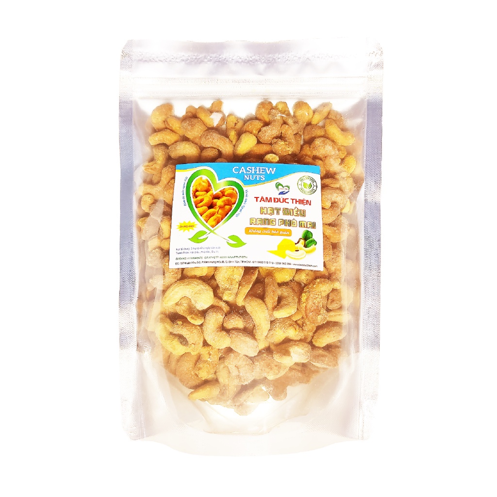 Combo Hạt Điều Rang Tỏi Ớt &amp; Hạt Điều Rang Phô Mai[Nguyên Liệu Sạch]Tâm Đức Thiện(2 Túi x 500GR Tuỳ Chọn)