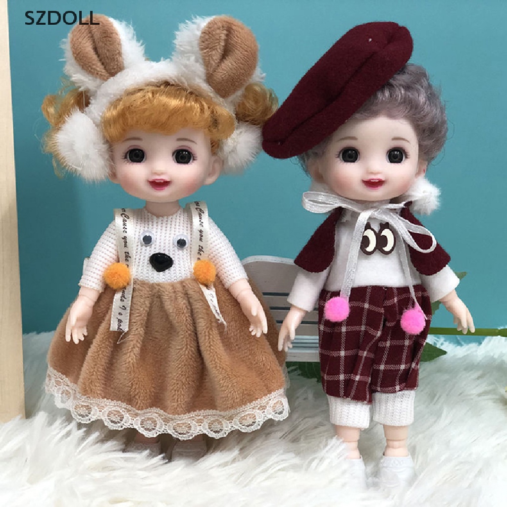 Búp Bê Công Chúa Đồ Chơi Dễ Thương 16cm Kèm 13 Khớp Nối ob11