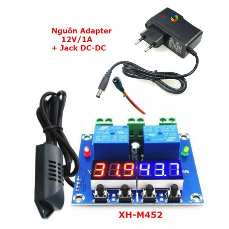 Combo Mạch Điều Khiển Nhiệt Độ, Độ Ẩm XH-M452