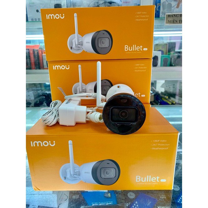 Camera WiFi Ngoài Trời IMOU F22FP Bullet 2C 2E  F22P F26FP 2M 4M 1080P FullHD, 4K QHD Chính Hãng Dahua