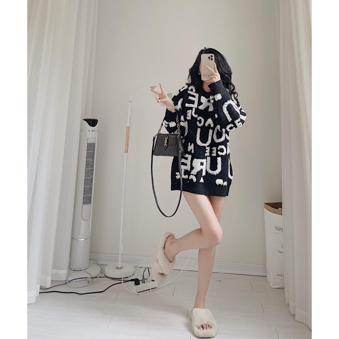 Áo len khủng long dấu quần chất dày dặn | BigBuy360 - bigbuy360.vn