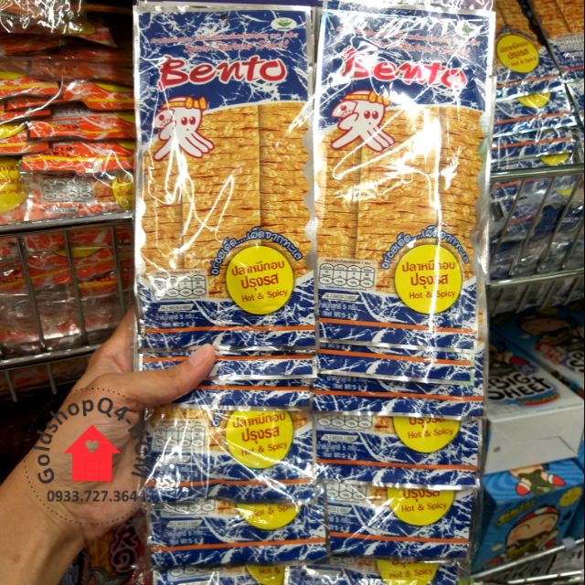 Mực Bento Thái Lan 13 gói XANH, ĐỎ, CAM